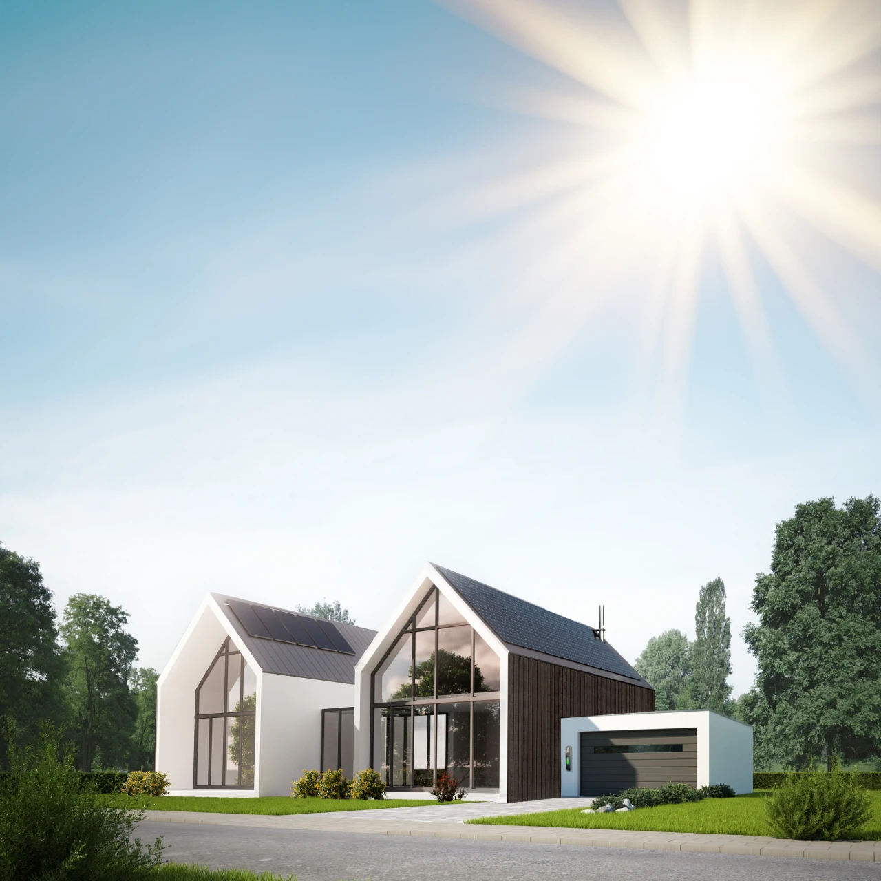 Einfamilienhaus | © KWB Modernes Einfamilienhaus