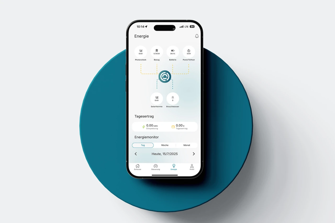 die Clee App Ein Smartphone mit der Clee App