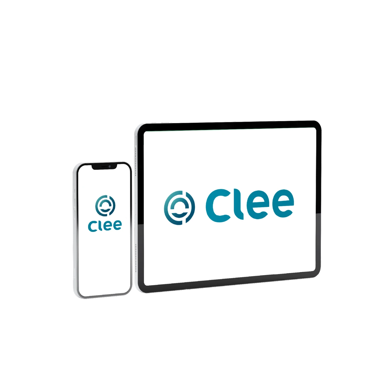 Clee App | © KWB Clee Logo auf einem Handy und Tablet