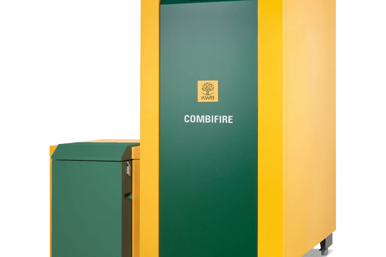 KWB Combifire | © KWB, Karl Schrotter Man sieht den KWB Combifire Kessel von außen