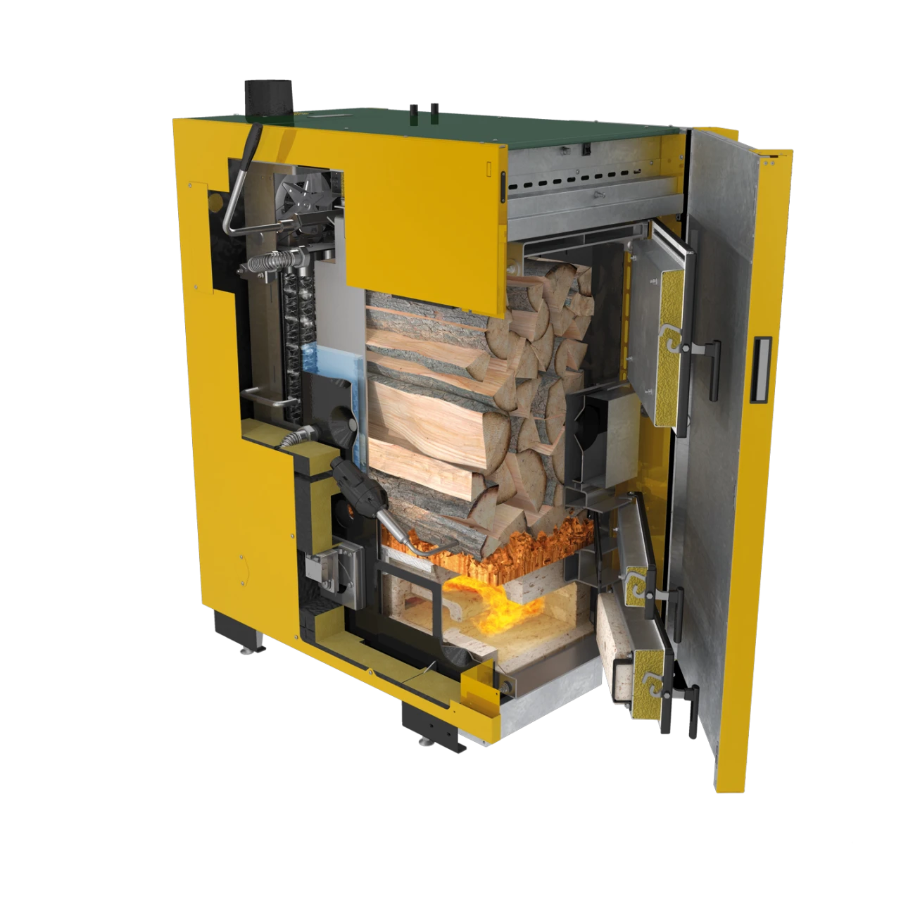 Schnittbild CF 2 | © KWB Schnittbild KWB Classicfire 2
