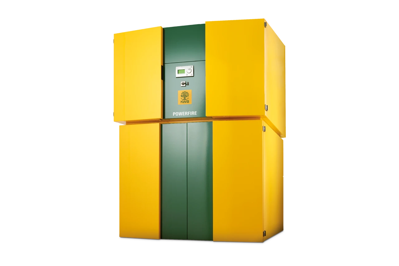 KWB Powerfire 1 | © KWB, Karl Schrotter Man sieht den KWB Powerfire 1 Kessel von außen