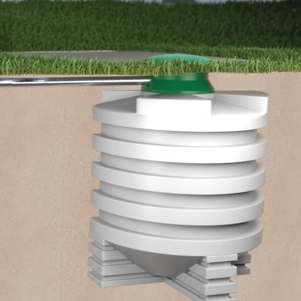 KWB Erdtank | © KWB, boxquadrat KWB Erdtank als unterirdischer Pelletlagerbehaelter