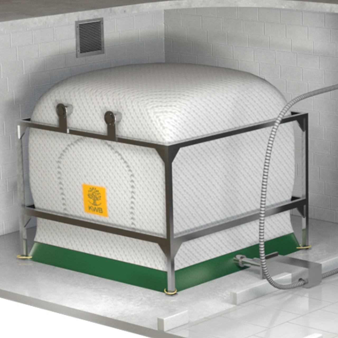 KWB Pellet Big Bag | © KWB, boxquadrat KWB Pellet Big Bag mit flexibler Wahl des Lagerraums