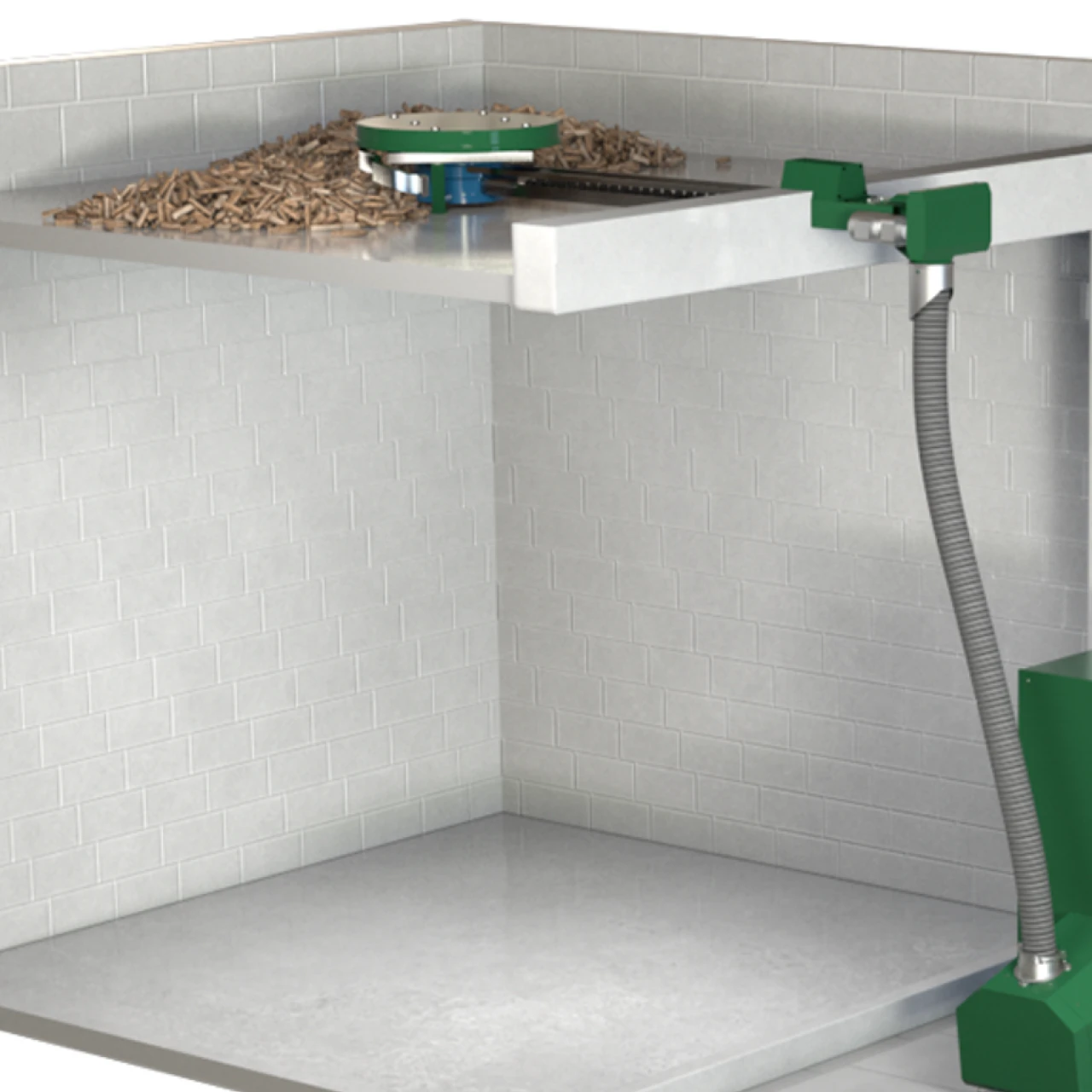 KWB Rührwerk | © KWB, boxquadrat KWB Ruehrwerk für Pelletlager