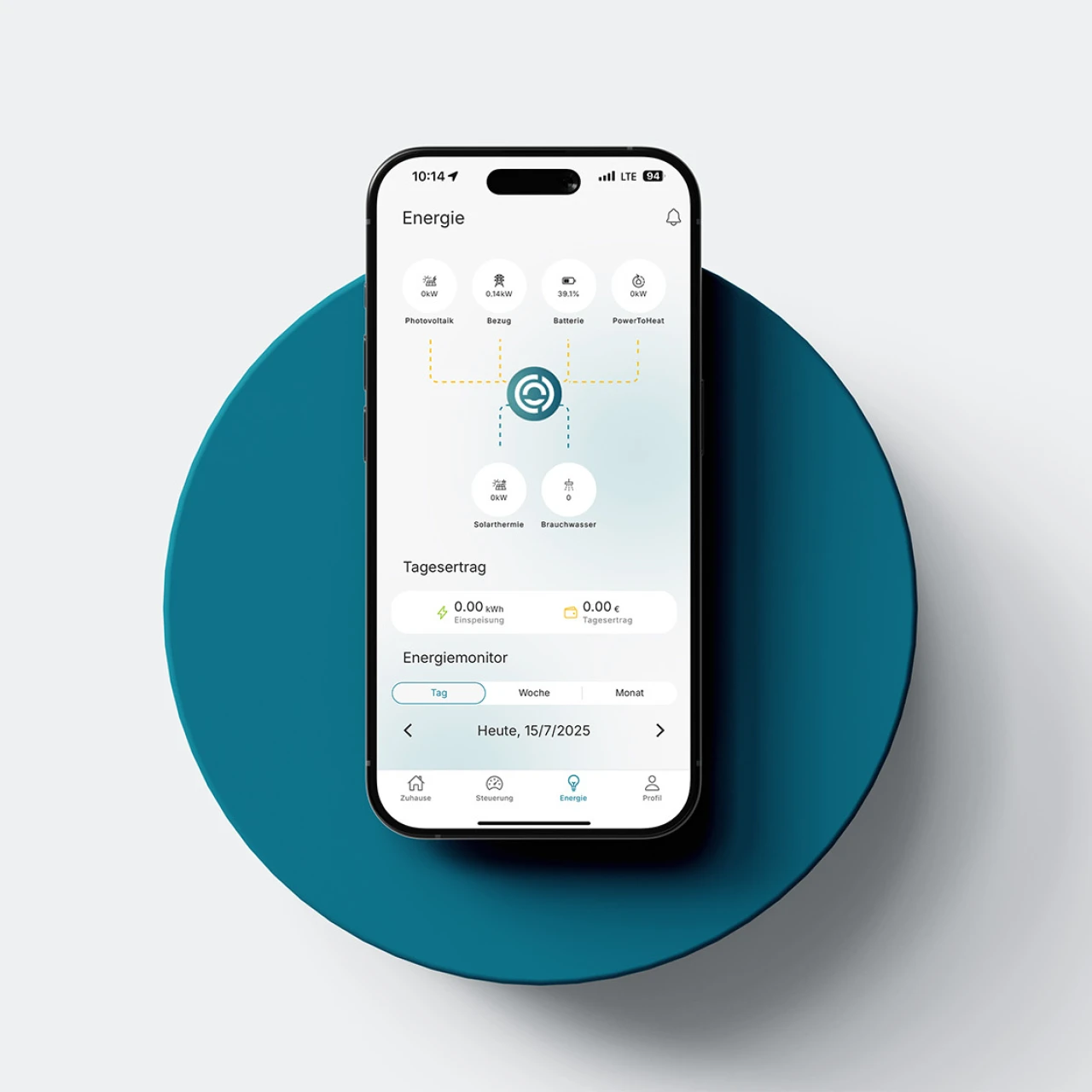 die Clee App Ein Smartphone mit der Clee App