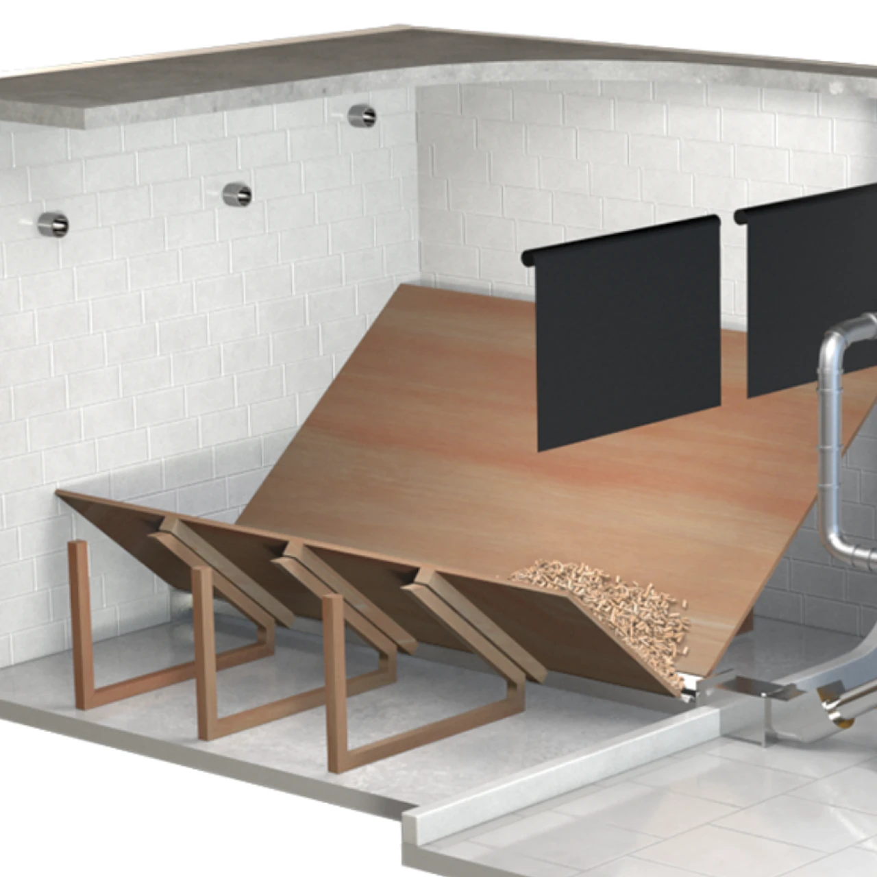 KWB Förderschnecke | © KWB, boxquadrat KWB Foerderschnecke mit Knickschnecke