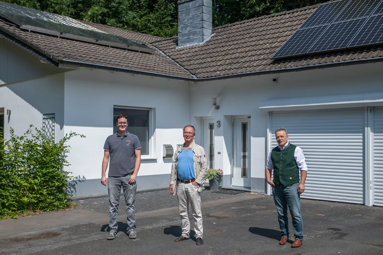 Referenzkunde Familie Meuer | © KWB Hier sieht man das Haus von dem Herrn Jochen