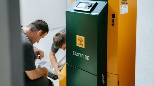 [Translate to Irland:] The boiler can be installed within just a few hours.