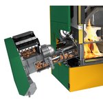 Energy-saving drive motors for pellet and ash transport reduce power consumption